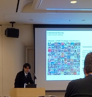 Vincent-Daniel Yun delivering an oral presentation at IJCNN 2024
